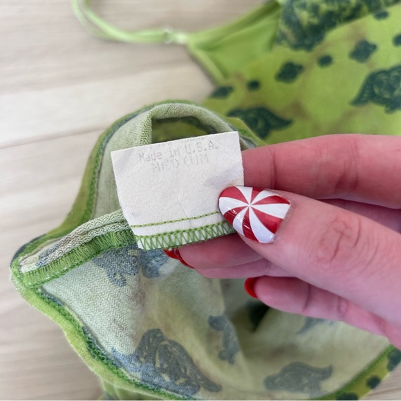 vintage bisou bisou floral embroidered tank top - Picture 5 of 6